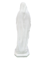 Madonna di Lourdes in Cemento H60 - Bianco - Notaro Manufatti