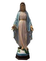 Madonna Miracolosa in Vetroresina Dipinta a Mano h. 60 - Notaro Manufatti