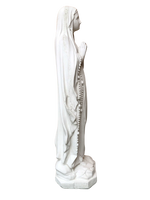 Madonna di Lourdes in Cemento H105 - Bianco - Notaro Manufatti