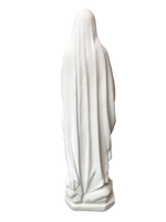 Madonna di Lourdes in Cemento H105 - Bianco - Notaro Manufatti