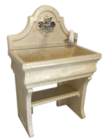 Pila Salento Completa in Graniglia di Marmo Giallo Oro - Notaro Manufatti