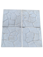 Set di 4 Marmette per Ombrellone 50x50 in Cemento – Effetto Roccia Beige - Notaro Manufatti