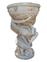 Porta Vaso Amore e Psiche Anticato Beige - Notaro Manufatti