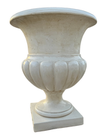 Vaso Ciano Gigante Anticato Beige - Notaro Manufatti