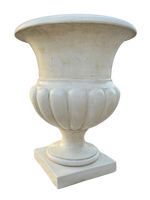 Vaso Ciano Gigante Anticato Beige - Notaro Manufatti