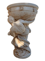 Porta Vaso Amore e Psiche Anticato Beige - Notaro Manufatti