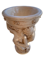 Porta Vaso Amore e Psiche Anticato Beige - Notaro Manufatti