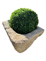 Vaso Irregolare In Cemento Anticato Beige - Notaro Manufatti