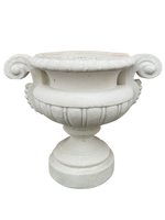Vaso Loiano In Cemento - Bianco - Notaro Manufatti