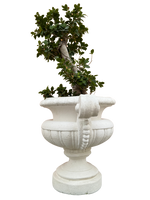 Vaso Loiano In Cemento - Bianco - Notaro Manufatti