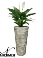 Vaso Onda Tondo Anticato Beige - Notaro Manufatti