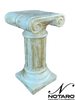 colonna-capitello-arosio-pitturato-bianco-madreperla-con-sfumature-dorate