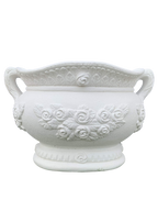 Vaso Sofi' Ovale - Bianco - Notaro Manufatti