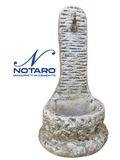 Fontana a Colonna Elodie Anticata Effetto Pietra - Notaro Manufatti