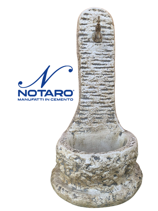 Fontana a Colonna Elodie Anticata Effetto Pietra - Notaro Manufatti