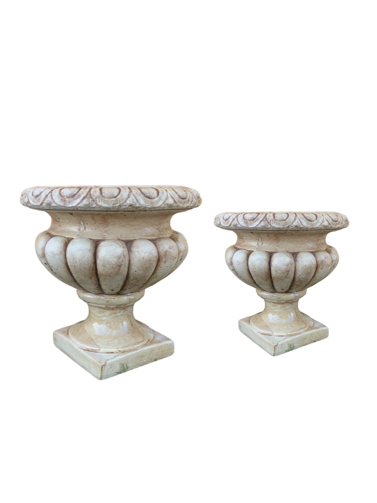 Vaso Ciano Anticato Marrone - Notaro Manufatti