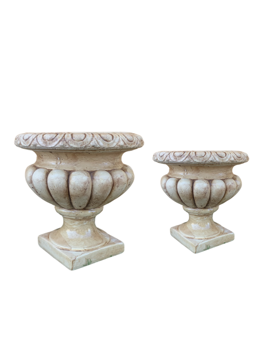 Vaso Ciano Anticato Marrone - Notaro Manufatti