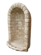Nicchia o Cupola Modello Conchiglia Anticata Beige - Notaro Manufatti
