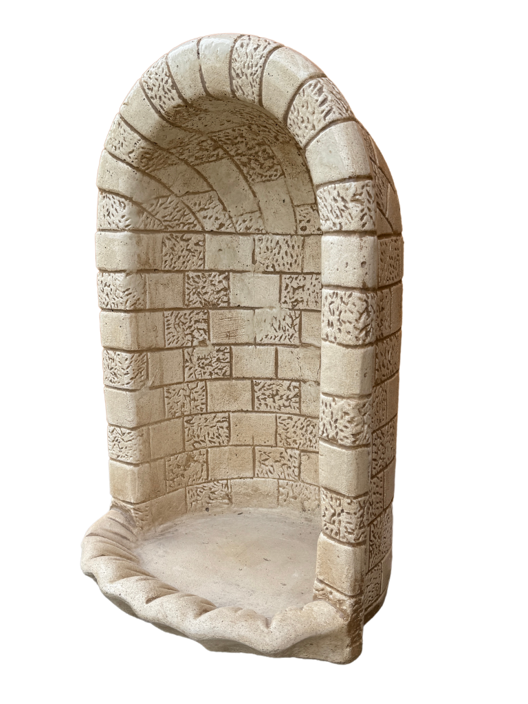 Nicchia o Cupola Modello Conchiglia Anticata Beige - Notaro Manufatti