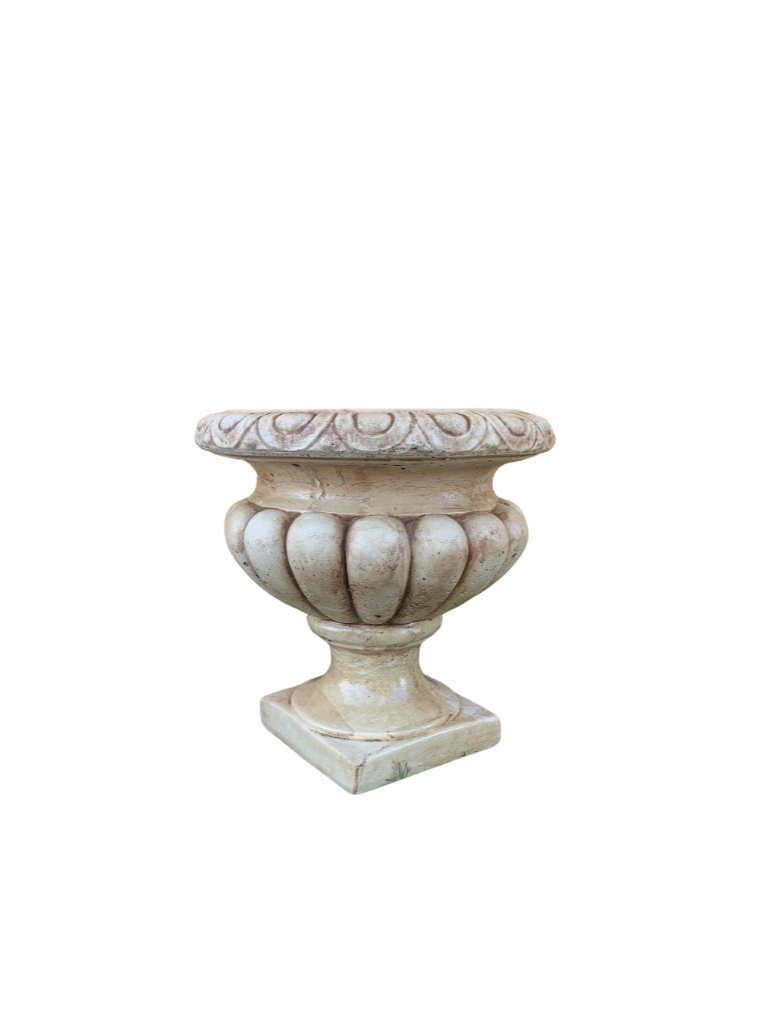 Vaso Ciano Anticato Marrone - Notaro Manufatti