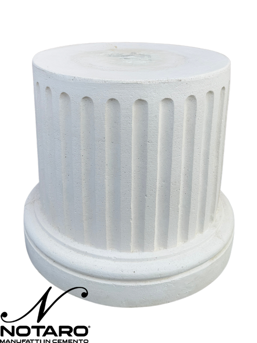 Base Aurea Tonda Gigante - Bianco - Notaro Manufatti