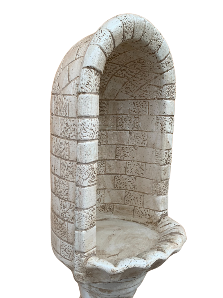 Nicchia o Cupola Modello Conchiglia Anticata Beige - Notaro Manufatti