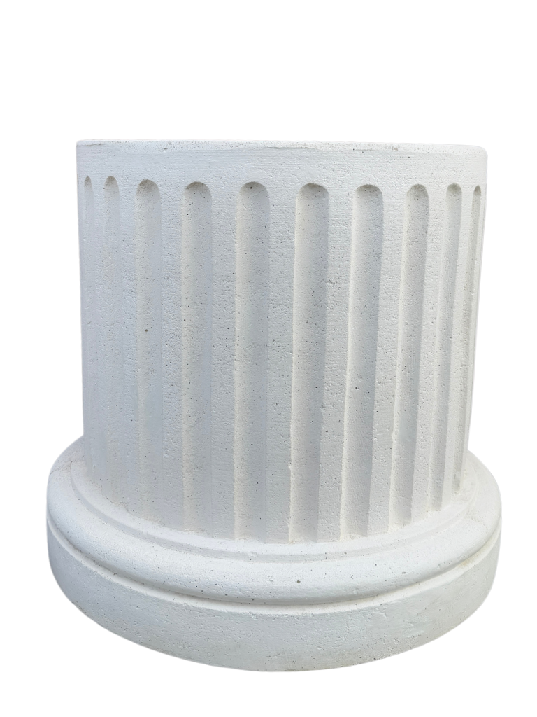 Base Aurea Tonda Gigante - Bianco - Notaro Manufatti