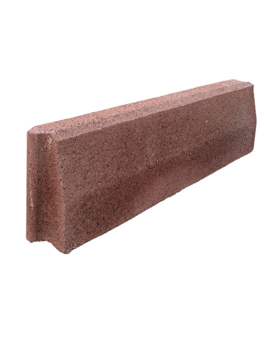 Cordolo Ferri in Cemento per Aiuole e Marciapiedi - Rosso - Notaro Manufatti