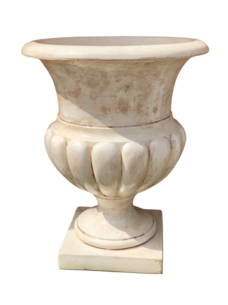 Vaso Ciano Gigante Anticato Marrone - Notaro Manufatti
