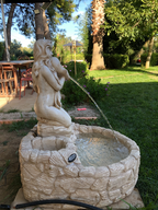 Fontana Laghetto Piccolo con Porta Vaso - Notaro Manufatti