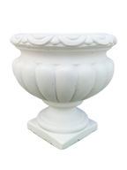 Vaso Ciano - Bianco - Notaro Manufatti