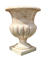 Vaso Ciano Gigante Anticato Marrone - Notaro Manufatti