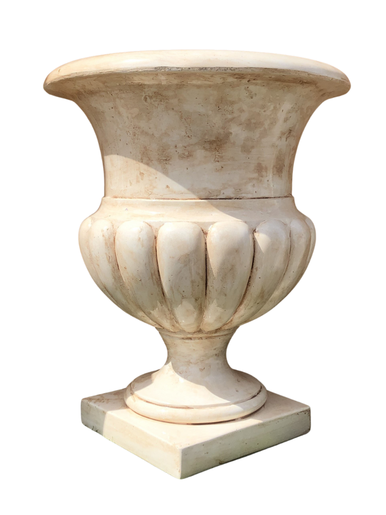 Vaso Ciano Gigante Anticato Marrone - Notaro Manufatti