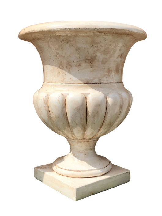 Vaso Ciano Gigante Anticato Marrone - Notaro Manufatti