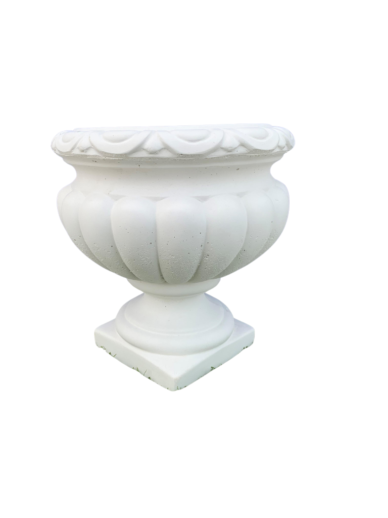 Vaso Ciano - Bianco - Notaro Manufatti