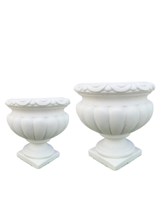 Vaso Ciano - Bianco - Notaro Manufatti