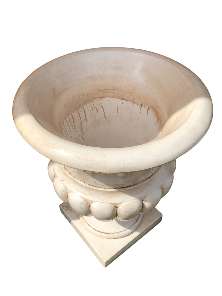 Vaso Ciano Gigante Anticato Marrone - Notaro Manufatti