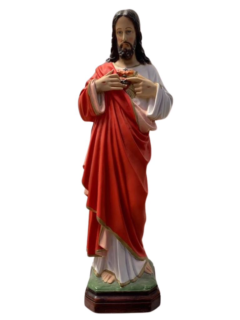 Sacro Cuore – statua religiosa in vetroresina - Notaro Manufatti