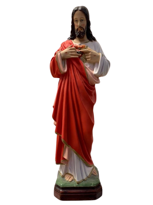 Sacro Cuore – statua religiosa in vetroresina - Notaro Manufatti