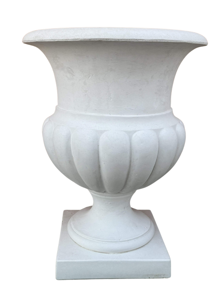 Vaso Ciano Gigante - Bianco - Notaro Manufatti