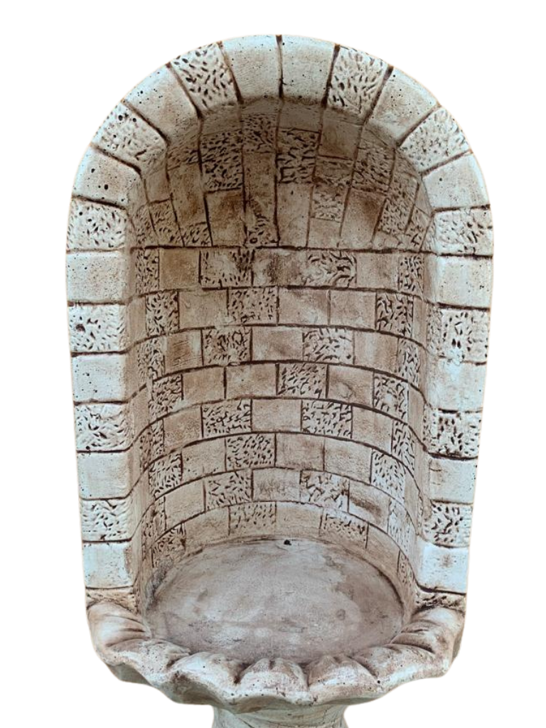 Nicchia o Cupola Modello Conchiglia Anticata Marrone - Notaro Manufatti