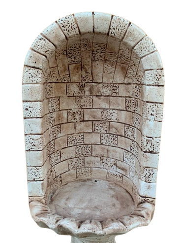 Nicchia o Cupola Modello Conchiglia Anticata Marrone - Notaro Manufatti