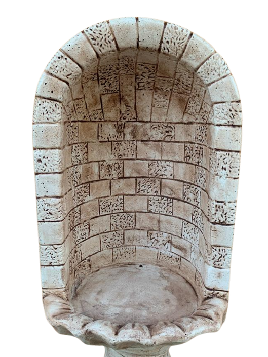 Nicchia o Cupola Modello Conchiglia Anticata Marrone - Notaro Manufatti