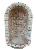 nicchia-o-cupola-modello-conchiglia-anticata-marrone