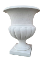 Vaso Ciano Gigante - Bianco - Notaro Manufatti