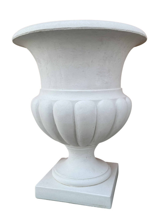 Vaso Ciano Gigante - Bianco - Notaro Manufatti