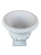 Vaso Ciano Gigante - Bianco - Notaro Manufatti