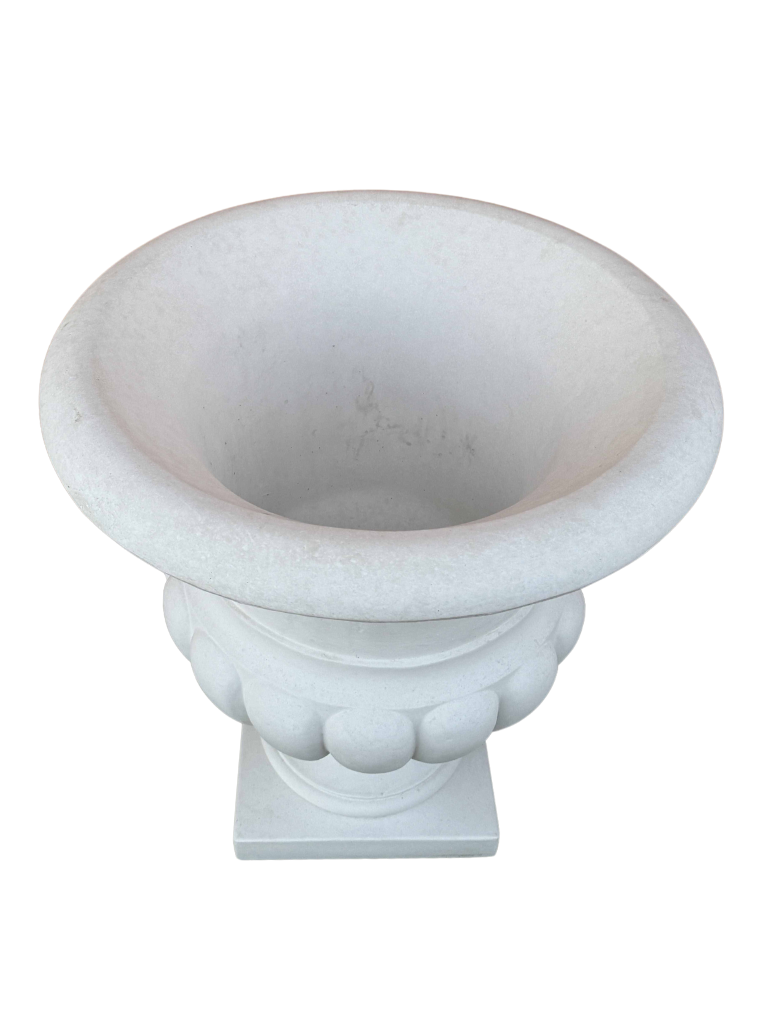 Vaso Ciano Gigante - Bianco - Notaro Manufatti