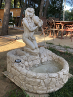 Fontana Laghetto Piccolo con Porta Vaso - Notaro Manufatti
