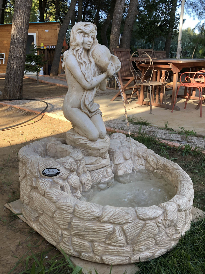 Fontana Laghetto Piccolo con Porta Vaso